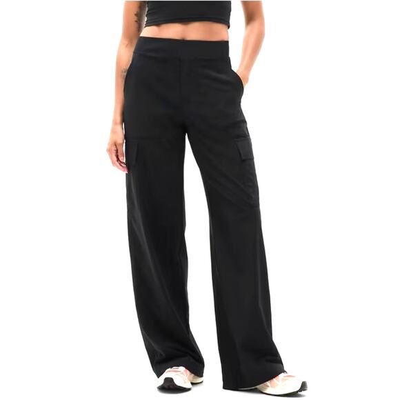 Athleta Pants - NWT ATHLETA Brooklyn Heights Cargo Pants Black Active Athleisure Size 20